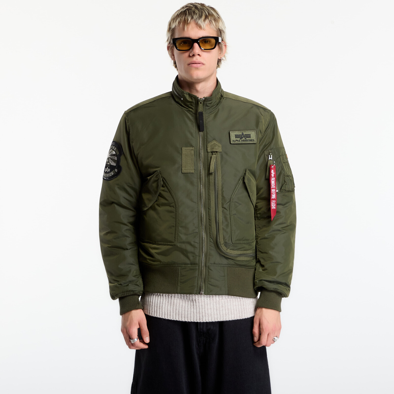 Jacket Alpha Industries Engine Dark Green/ Dark Green M