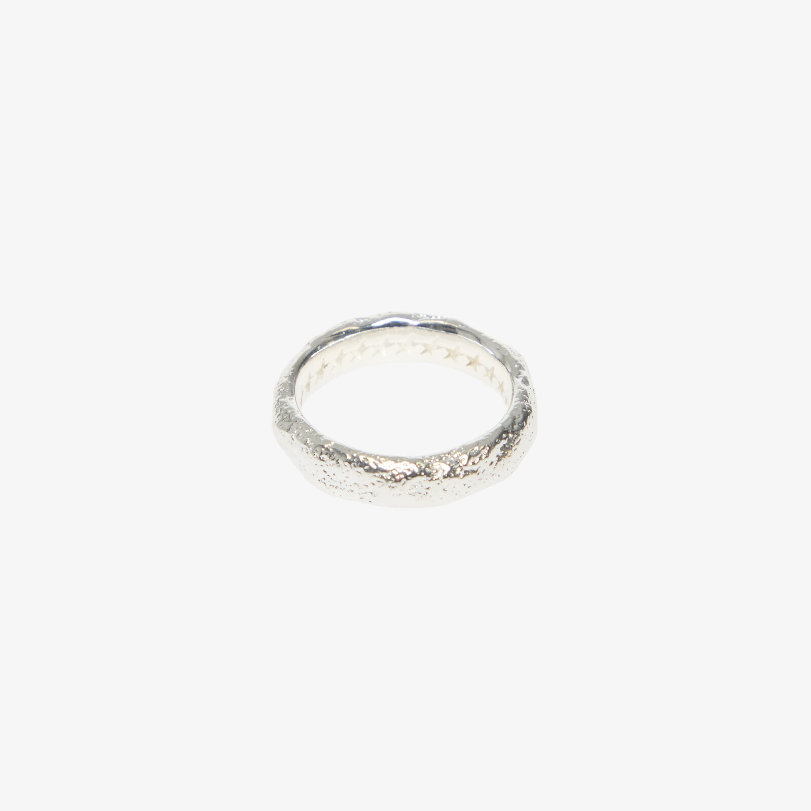 TwoJeys Organic Ring M Plated Silver 58 mm