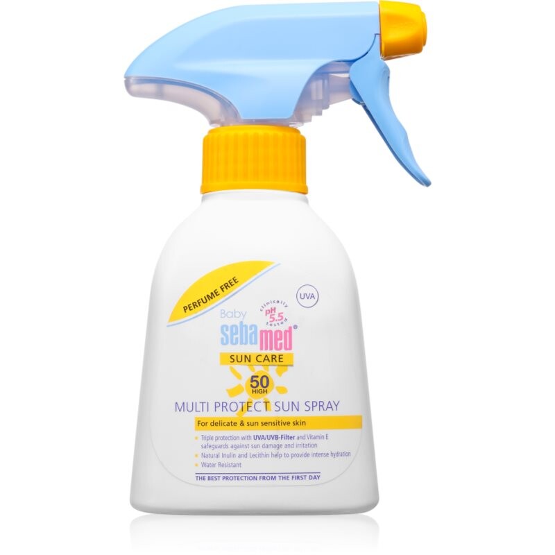 Sebamed Sun Care Multi Protect Sun Spray sunscreen fragrance-free SPF 50 pro 200 ml