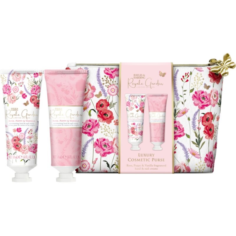 Baylis & Harding Royale Garden Rose, Poppy & Vanilla gift set toiletry bag