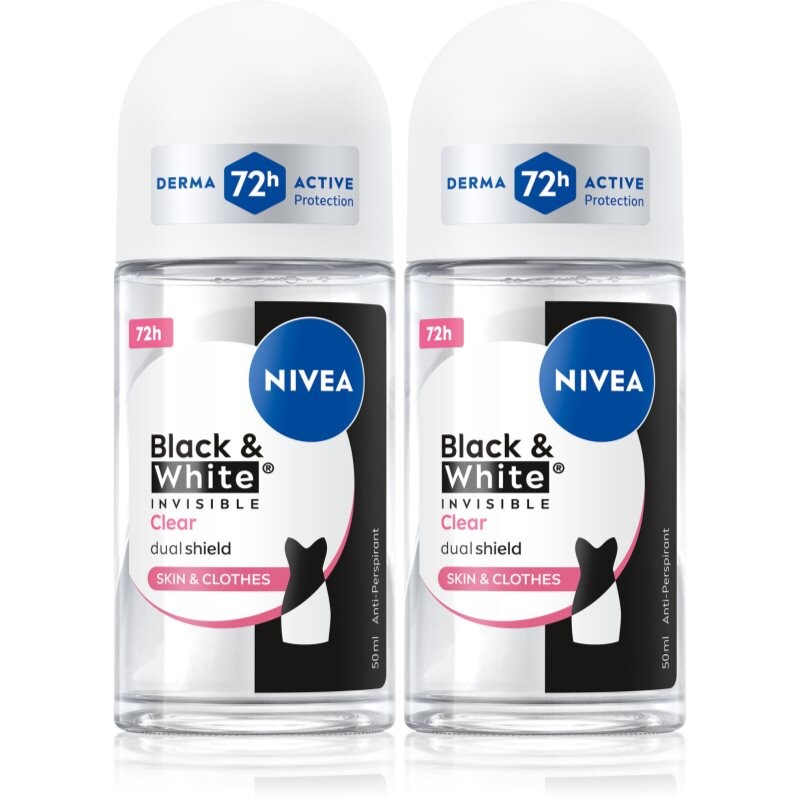NIVEA Black & White Invisible Clear set for the body