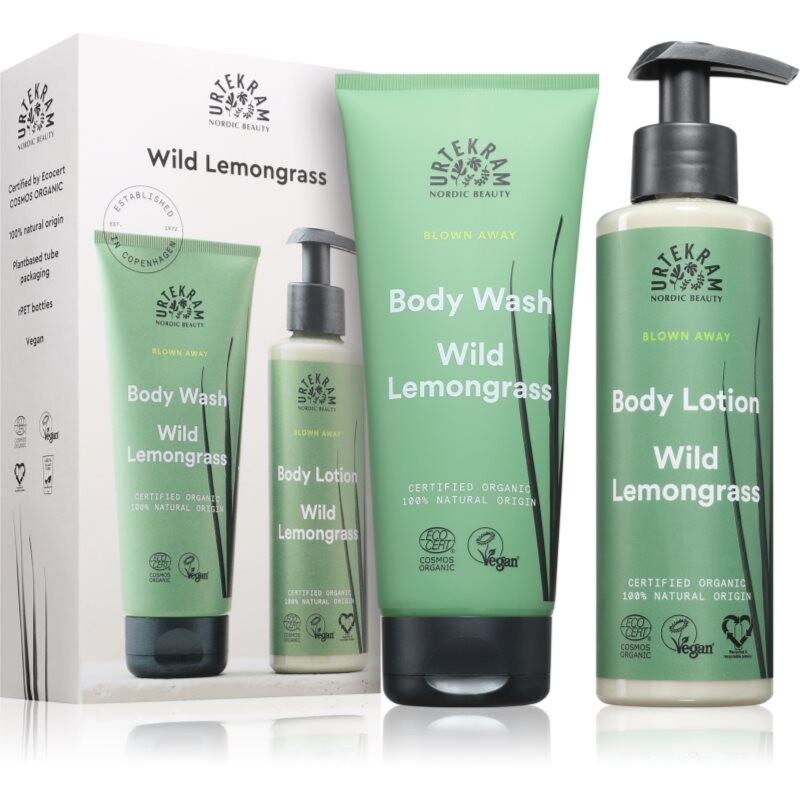 Urtekram Wild Lemongrass gift set for the body
