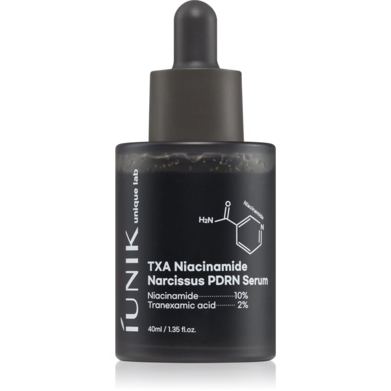iUnik TXA Niacinamide Narcissus PDRN Serum brightening serum for pigment spot correction 40 ml