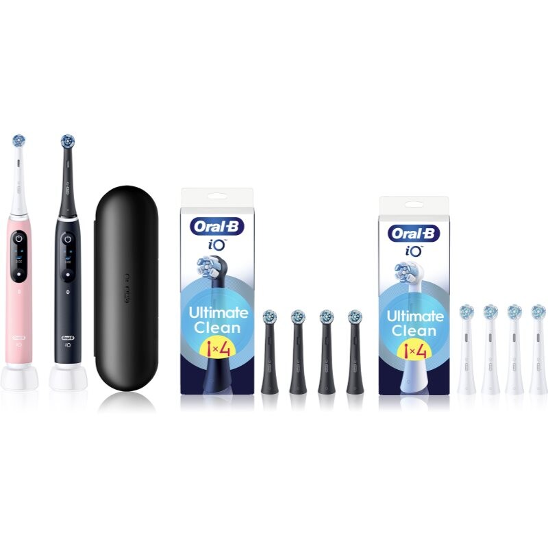 Oral-B iO6 Connected Coach set of toothbrushes with replacement heads