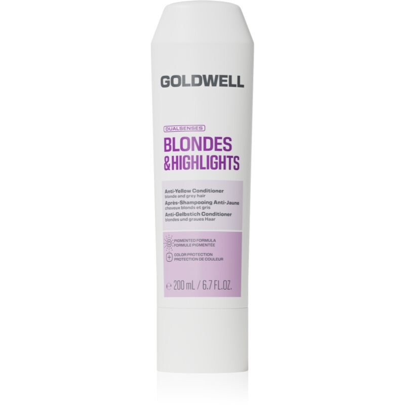 Goldwell Dualsenses Blondes & Highlights Anti-Yellow Conditioner conditioner neutralising yellow tones 200 ml