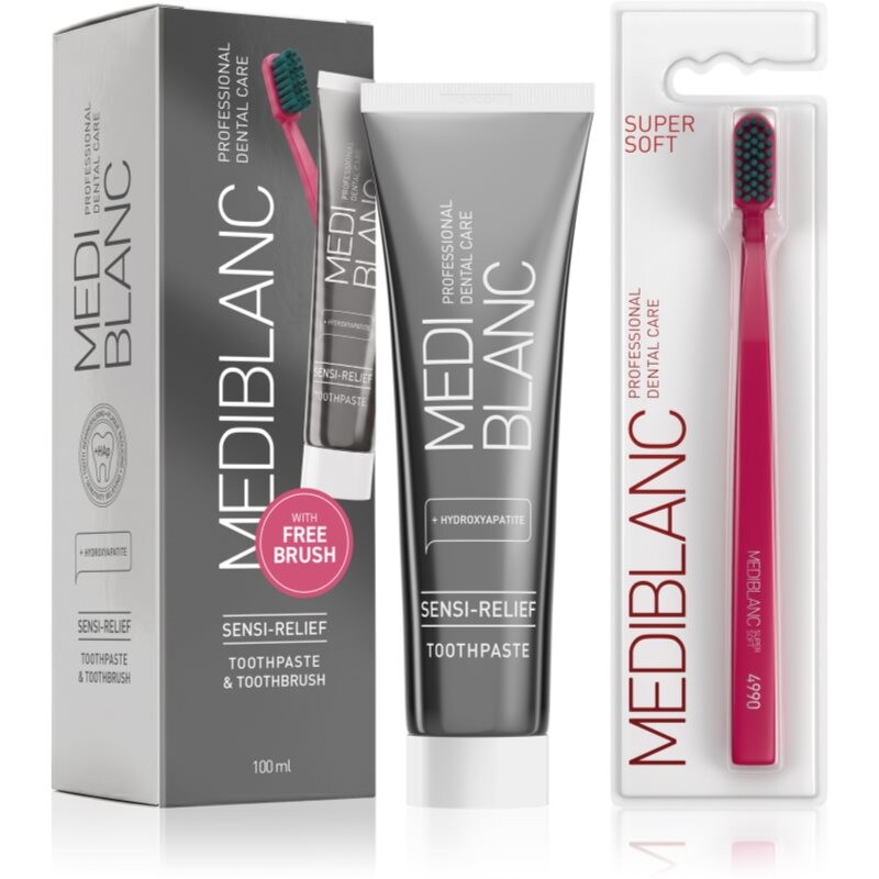 MEDIBLANC Set TP Sensi 100ml + TB Super Soft Dpink Single dental care set