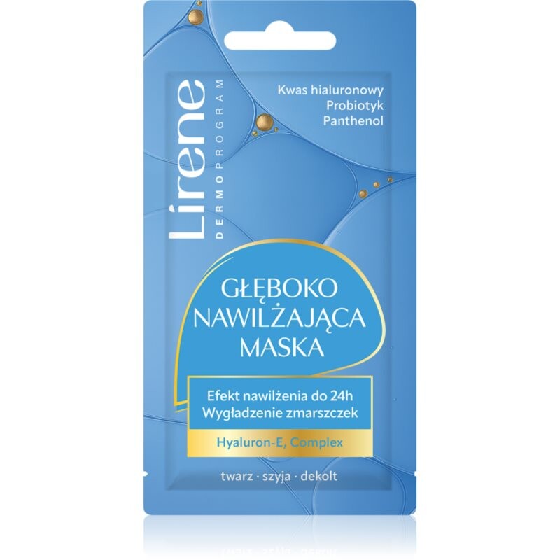 Lirene Face Mask Hyaluron-E Complex deeply moisturising mask 8 ml