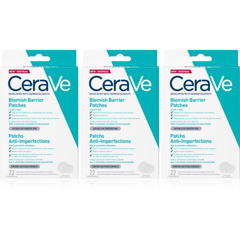 CeraVe Blemish Control Barrier Patches set for problem skin, acne