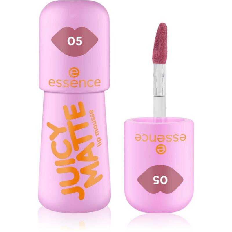 essence JUICY MATTE lip mousse with matt effect shade 05 Gauzy Latte 2.7 ml