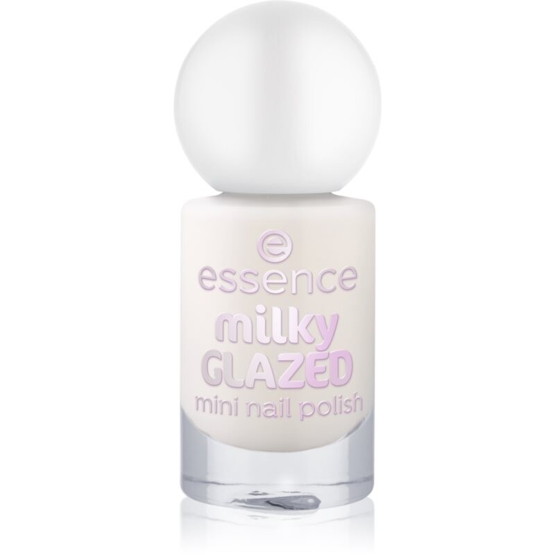 essence milky GLAZED nail polish mini shade 21 5 ml