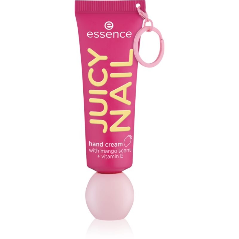 essence JUICY NAIL moisturising hand cream with clip 30 ml