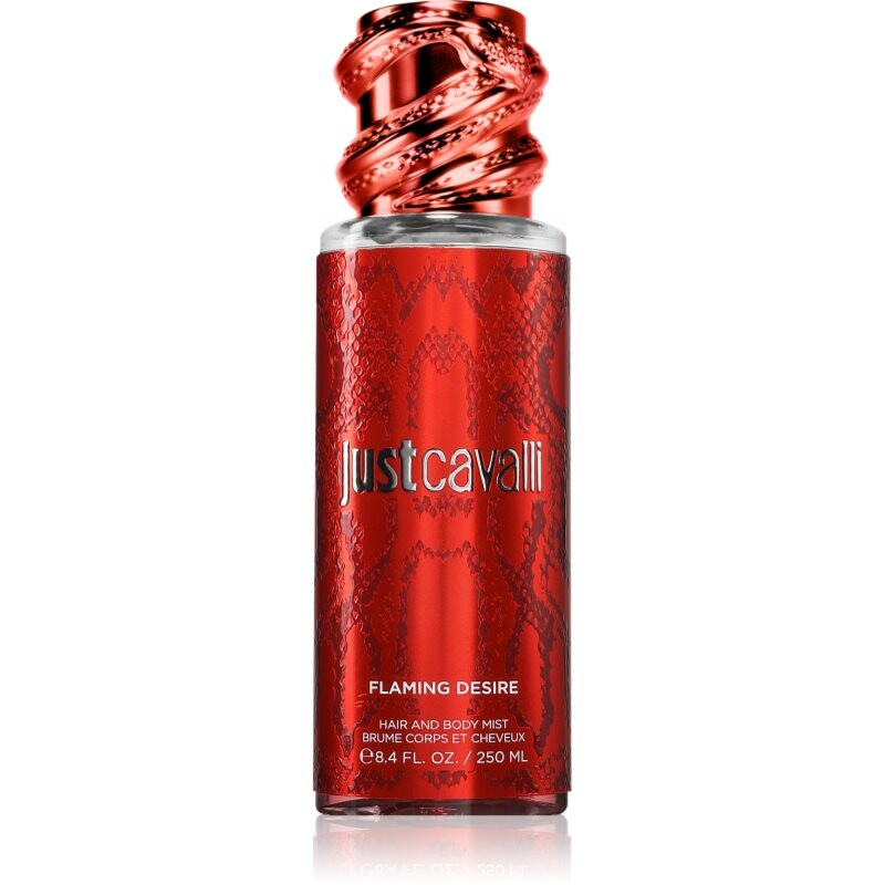 Roberto Cavalli Just Cavalli Mistflaming Desire perfumed body and hair mist for women 250 ml