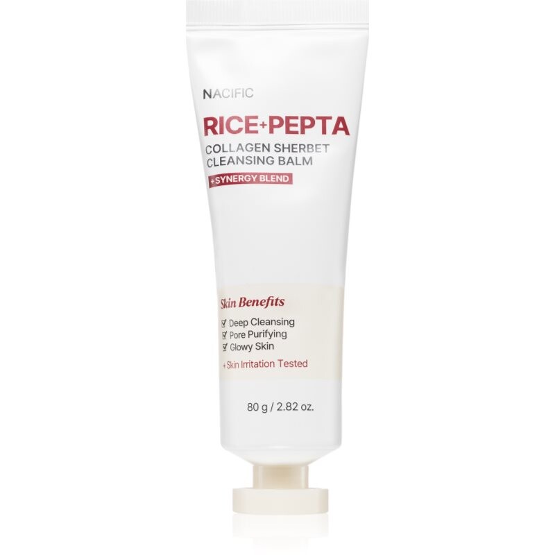 Nacific Rice + Pepta Collagen Sherbet Cleansing Balm deep cleansing balm with moisturising effect 80 g