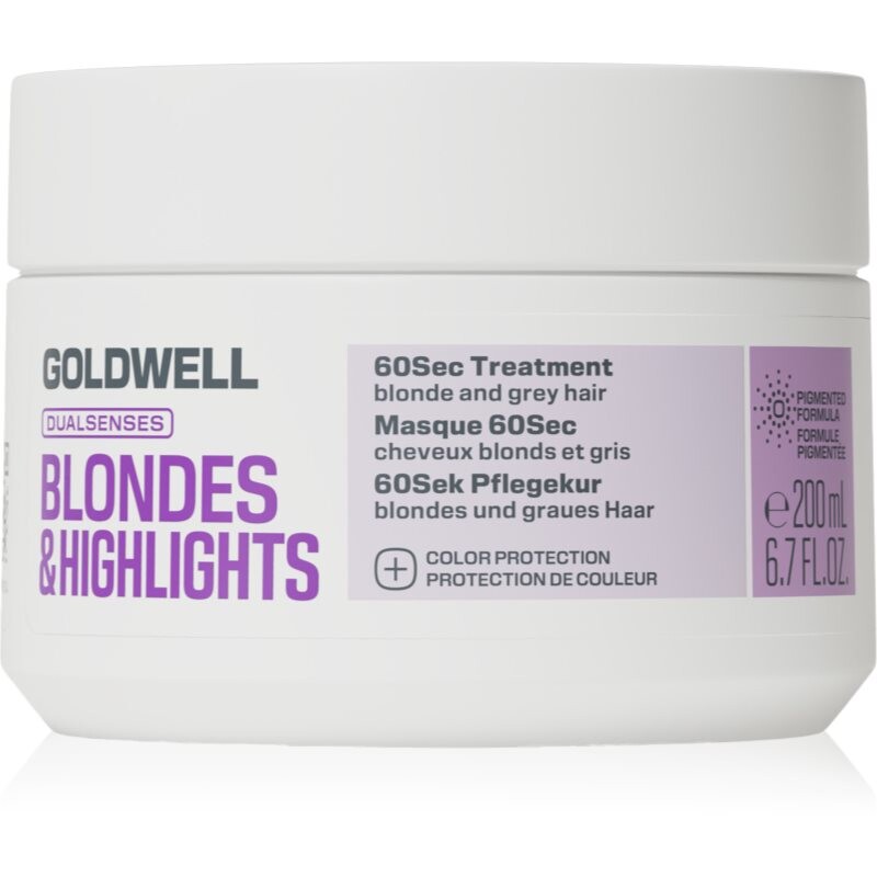 Goldwell Dualsenses Blondes & Highlights 60Sec Treatment intensive regenerating treatment for blondes and highlighted hair 200 ml