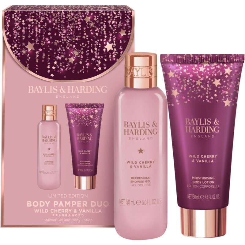 Baylis & Harding Wild Cherry & Vanilla gift set for the body
