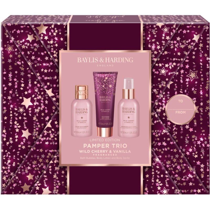 Baylis & Harding Wild Cherry & Vanilla gift set for women