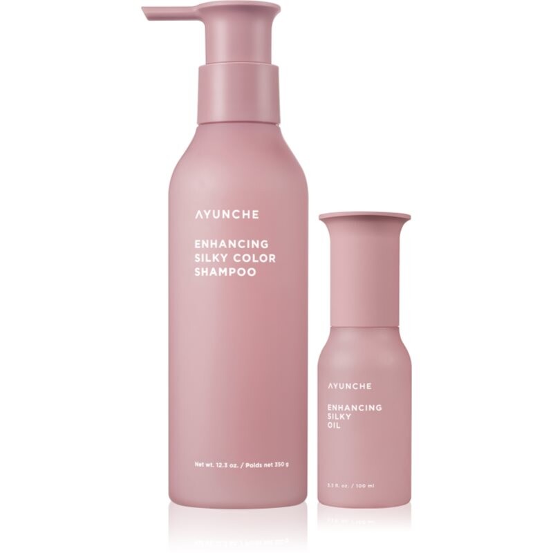 AYUNCHE Enhancing Silky Set set for colour-treated hair
