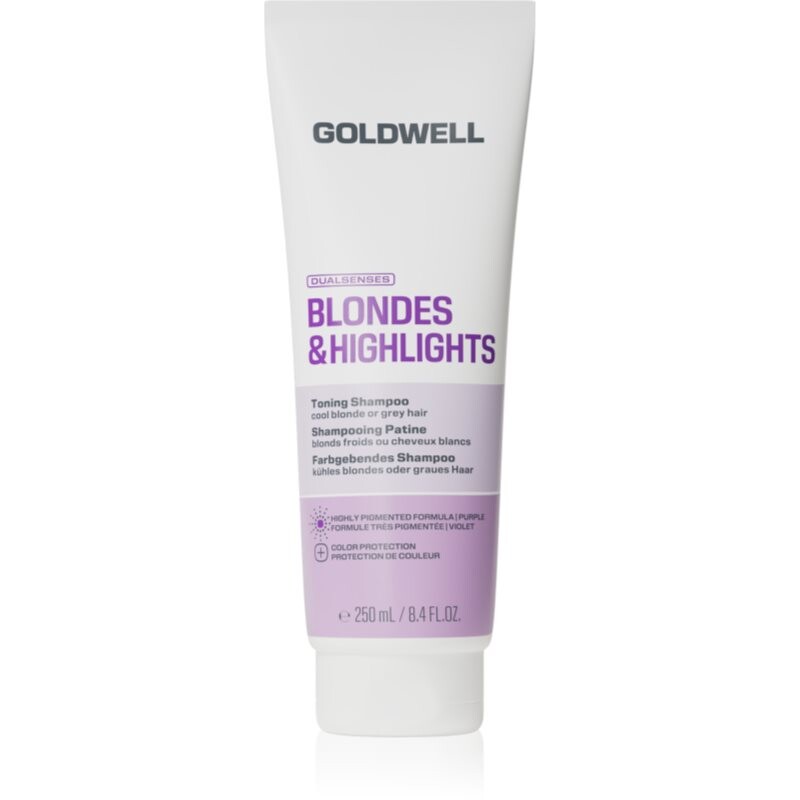Goldwell Dualsenses Blondes & Highlights Toning Shampoo purple toning shampoo 250 ml