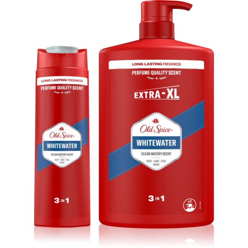 Old Spice Whitewater hair and body set for men
