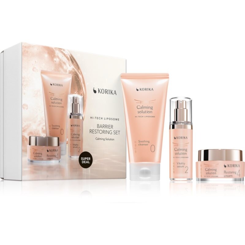 KORIKA HI-TECH LIPOSOME Barrier Restoring Set 3 pcs soothing set for strengthening the skin barrier