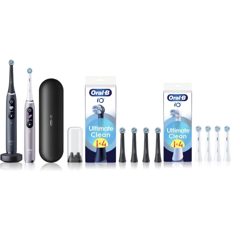 Oral-B iO9 toothbrush and replacement toothbrush head set