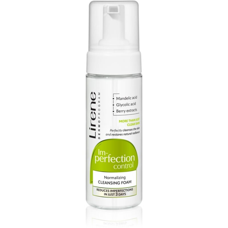 Lirene Imperfection Control Cleansing Foam foam cleanser for oily and problem skin 150 ml