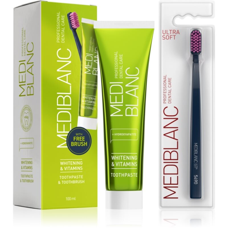 MEDIBLANC Set TP Vitamin 100ml + TB Ultra Soft Dblue Single dental care set