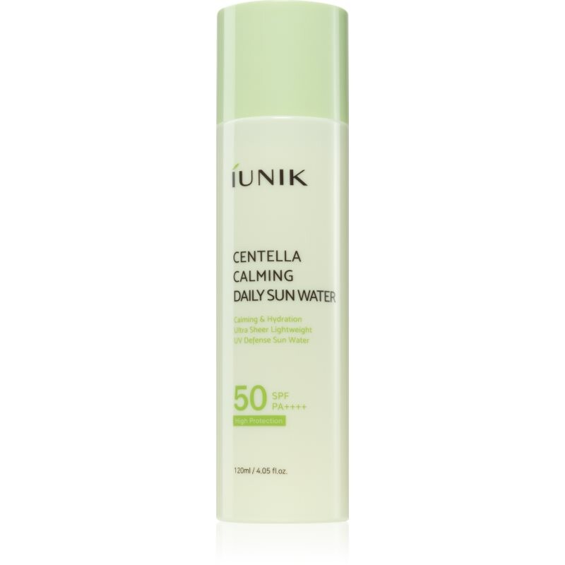 iUnik Centella Calming Daily Sun Water soothing toner SPF 50+ 120 ml