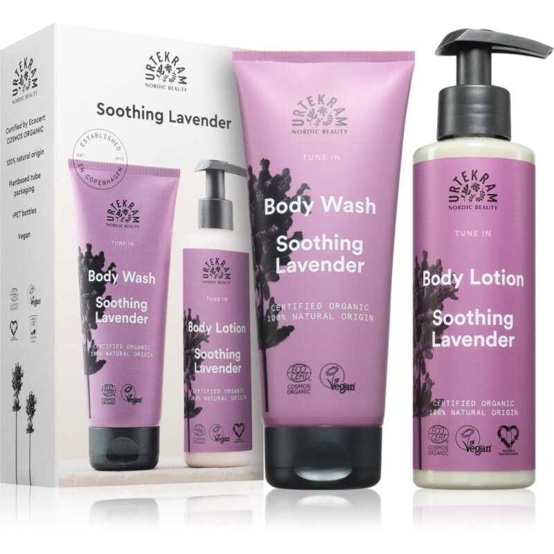 Urtekram Soothing Lavender gift set for the body