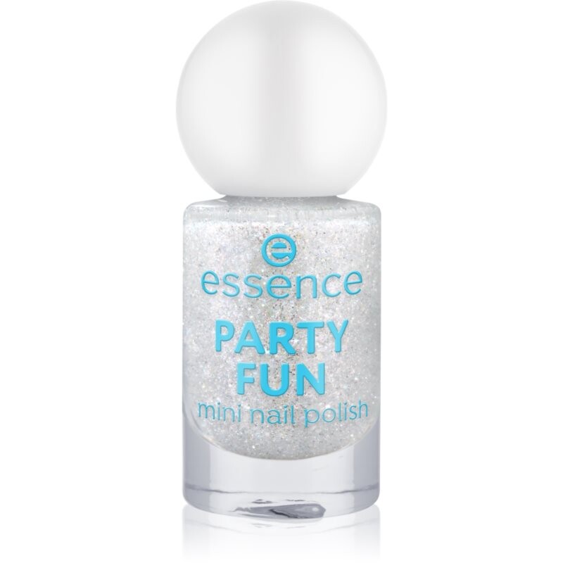 essence PARTY FUN holographic effect nail polish with glitter shade 20 5 ml
