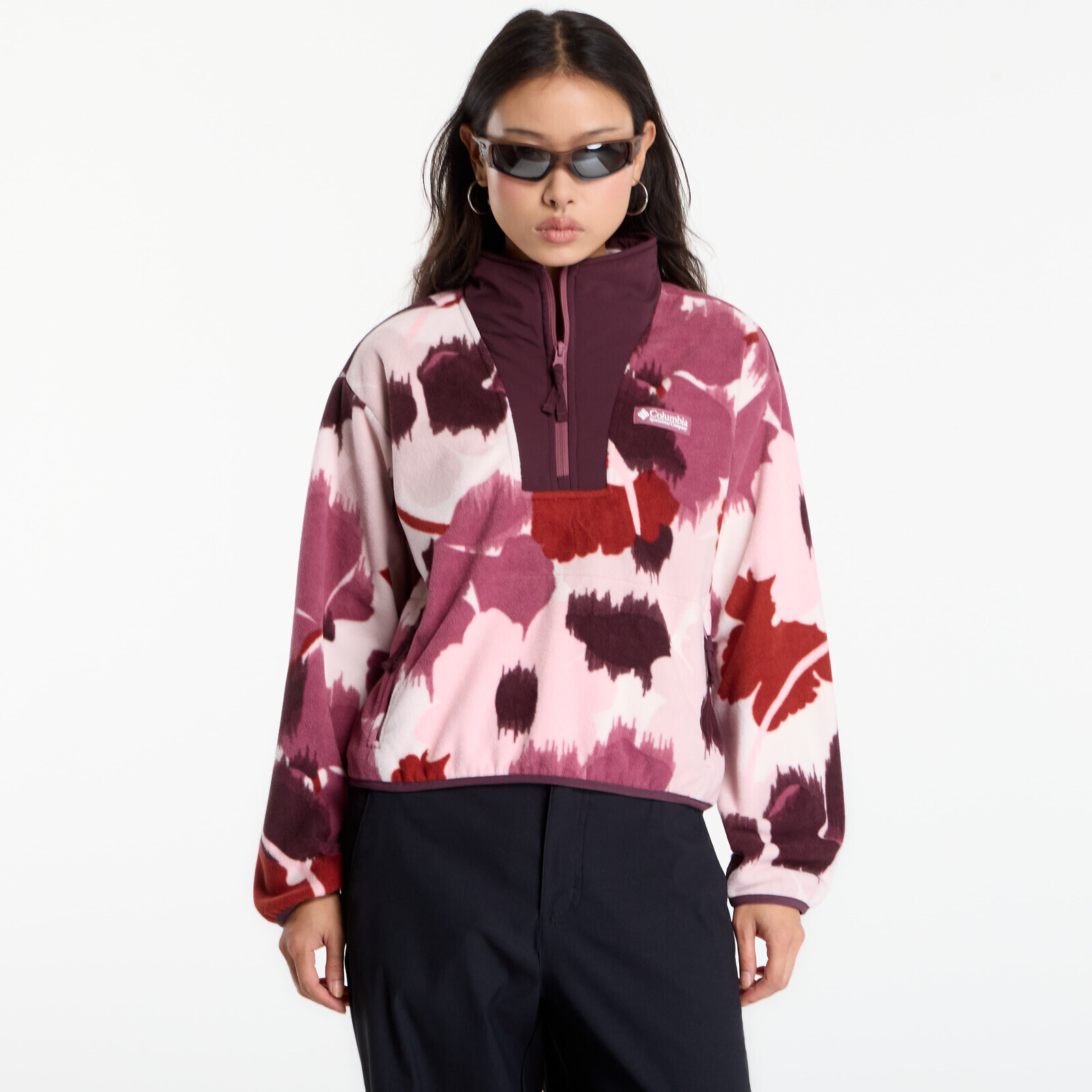 Sweatshirt Columbia Sequoia Grove™ II Printed Half Zip Antique Mauve Ikatbloom S