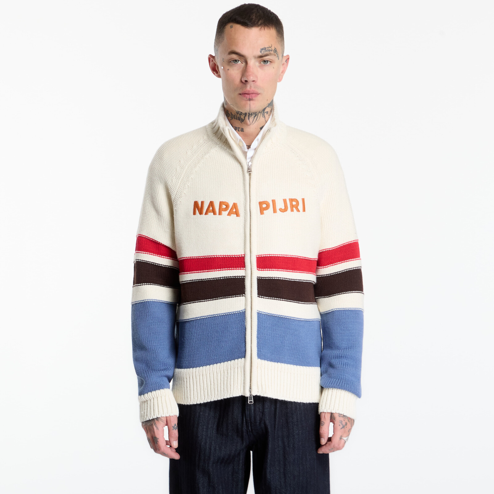 Sweater Napapijri D-Aldar Full-Zip Putty XL