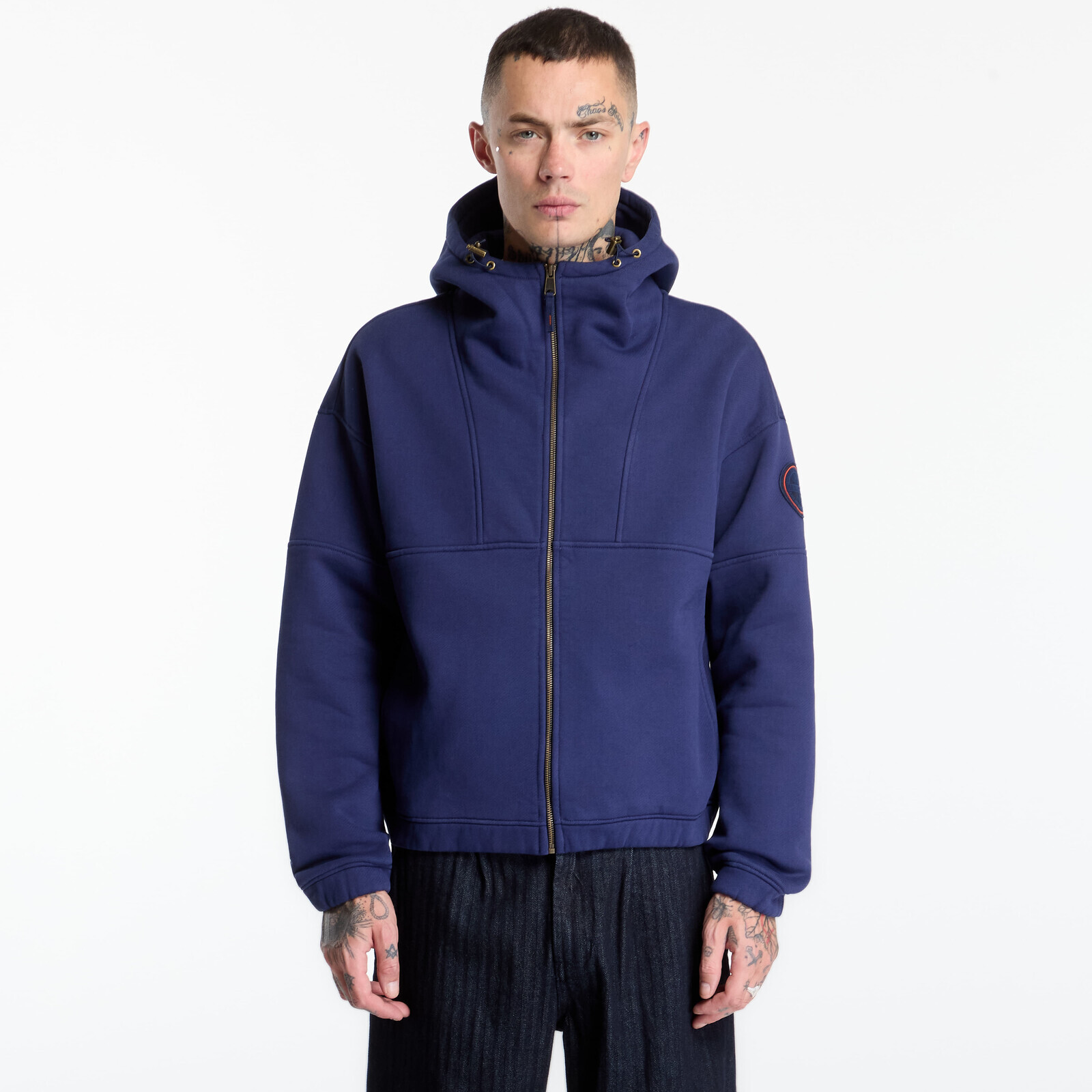 Sweatshirt Napapijri Bloom Full-Zip Hoodie Blue Academy L
