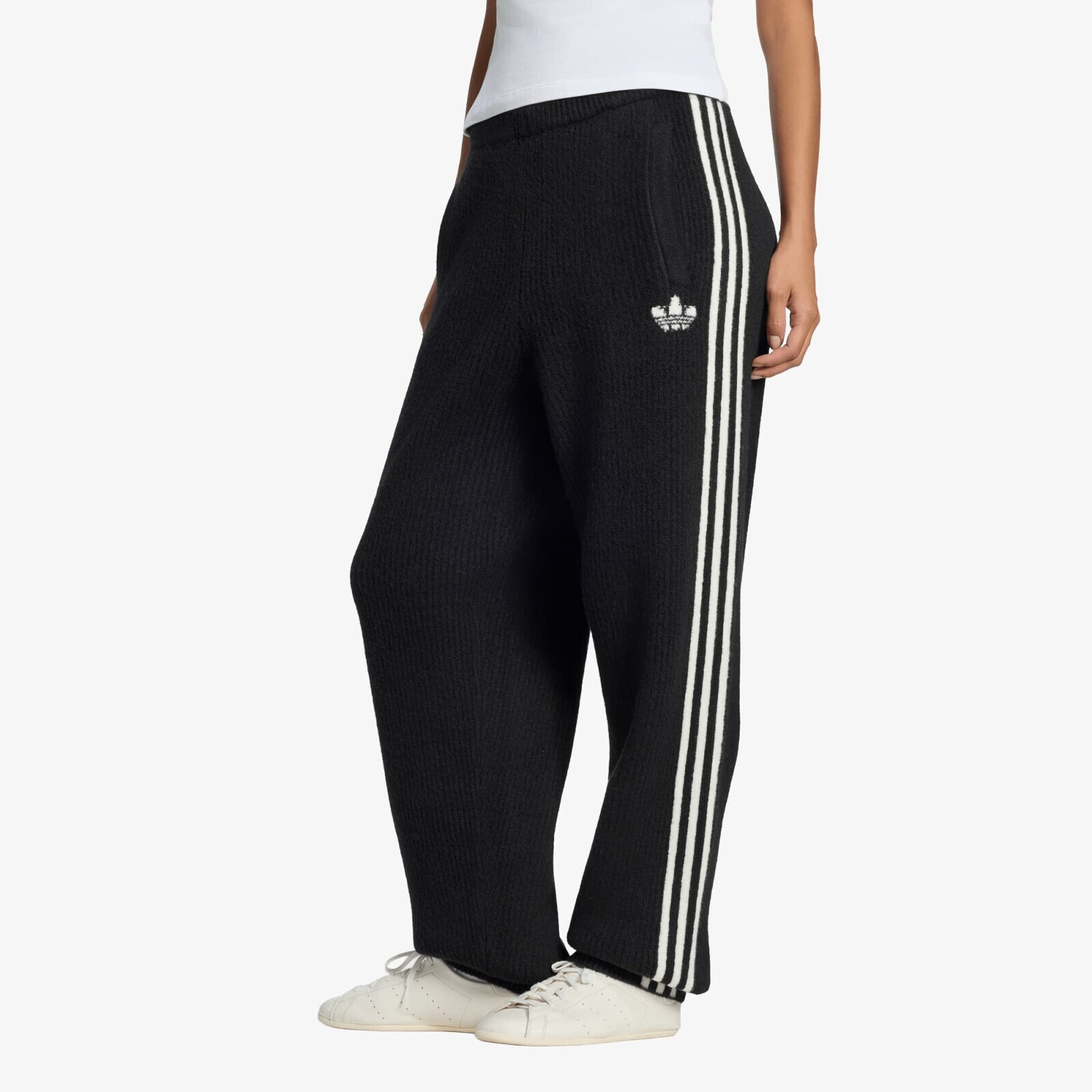 Pants adidas Adiluna Season 2 x Jennie Knitted Loose Pants Black L