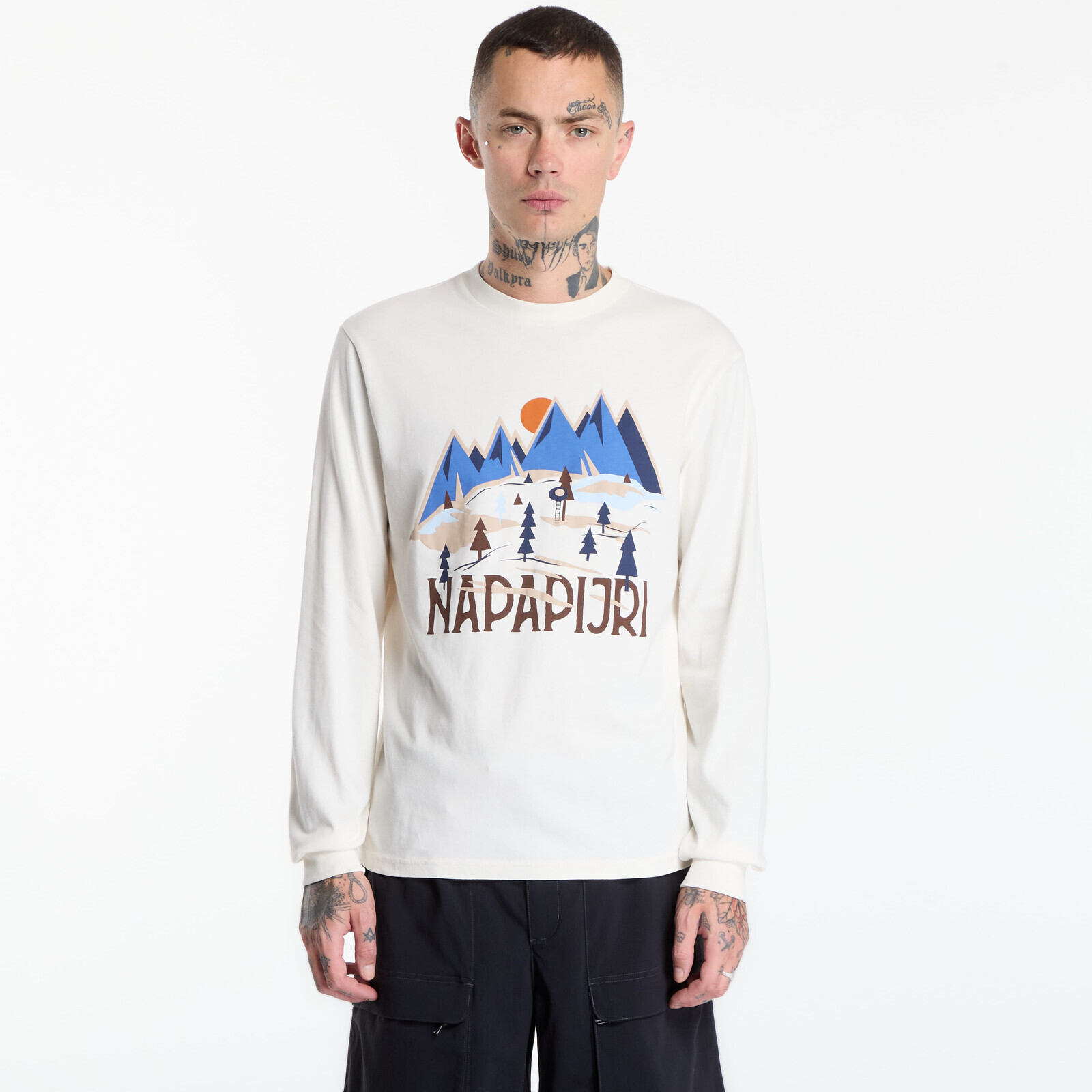 T-shirt Napapijri Tee Long-Sleeve T-Shirt White M