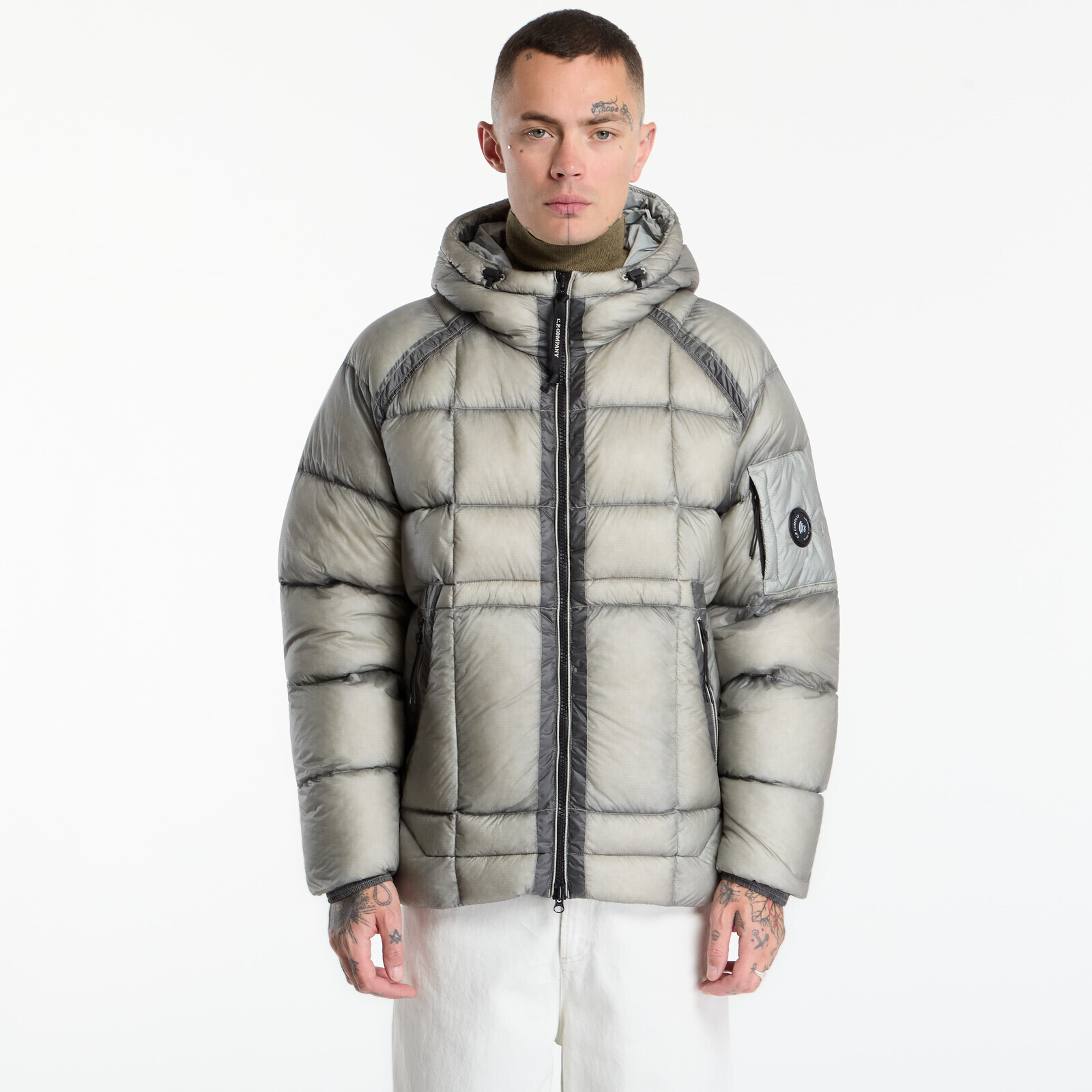 Jacket C.P. Company D.D. Shell Hooded Puffer Jacket Flint Grey S