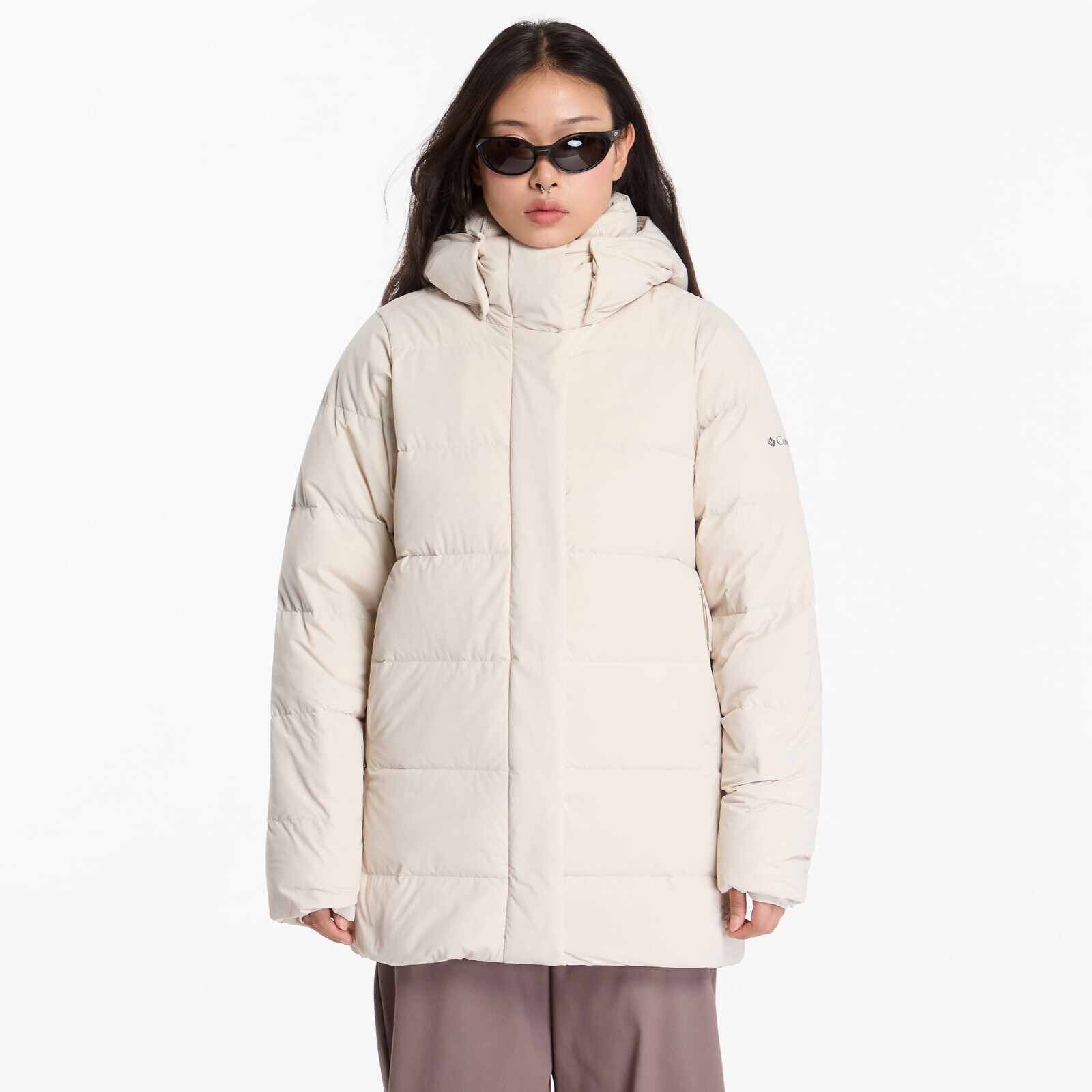 Jacket Columbia Amaze Puff™ Mid Hooded Jacket Dark Stone S