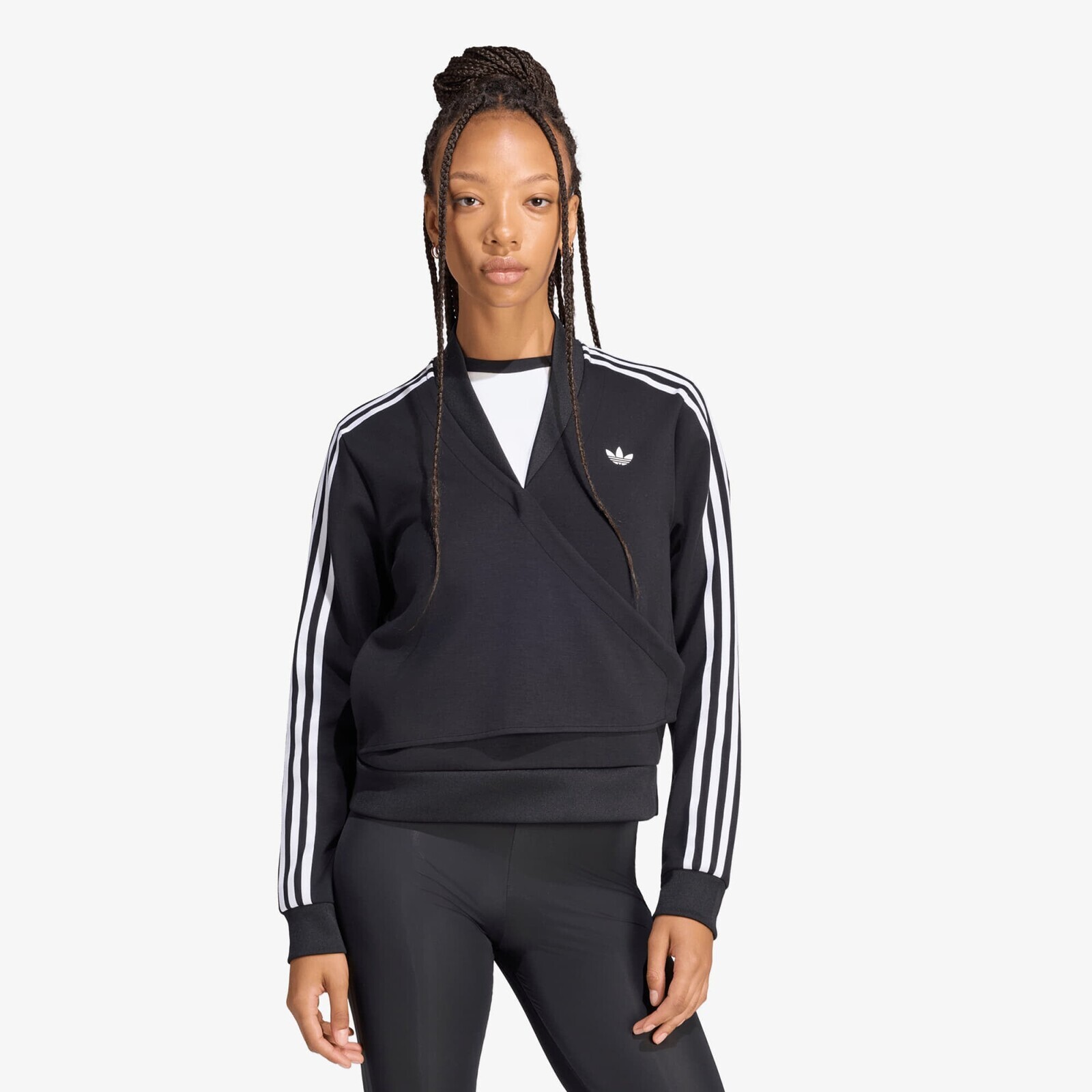 Sweatshirt adidas Adiluna Season 2 Wrap Around Sstr Track Top Black S