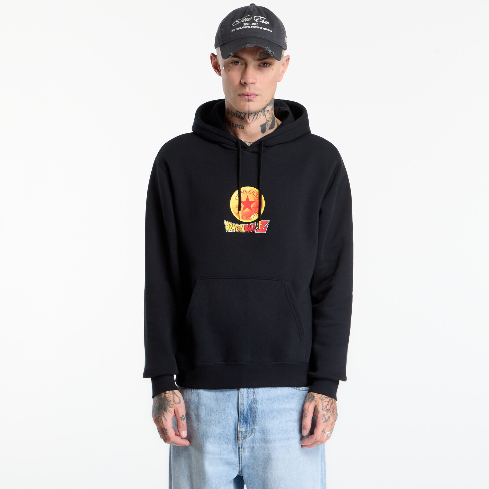 Sweatshirt Converse x Dragon Ball Z Shenron Hoodie Black XL