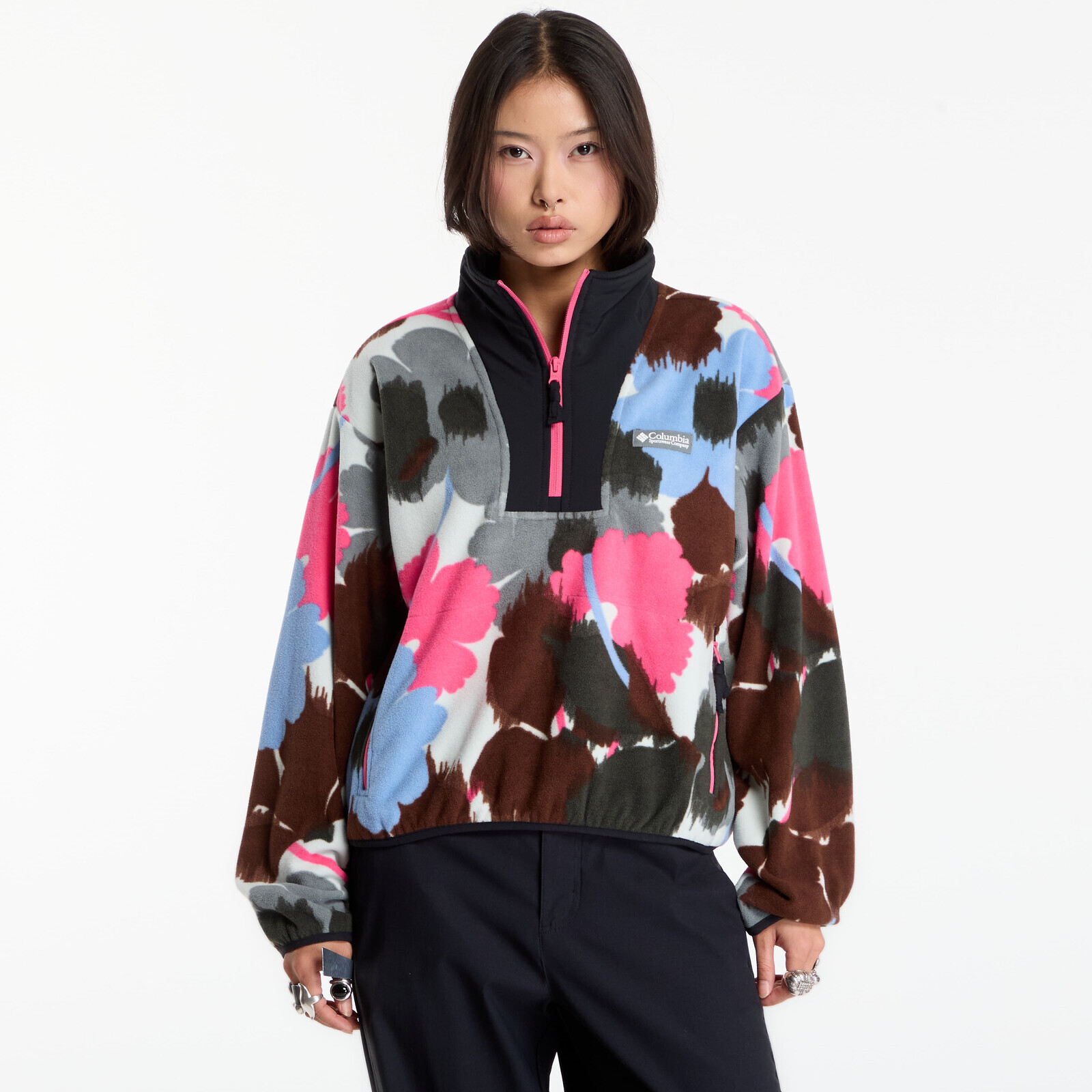 Sweatshirt Columbia Sequoia Grove™ II Printed Half Zip Sedona Sage Ikatbloom S