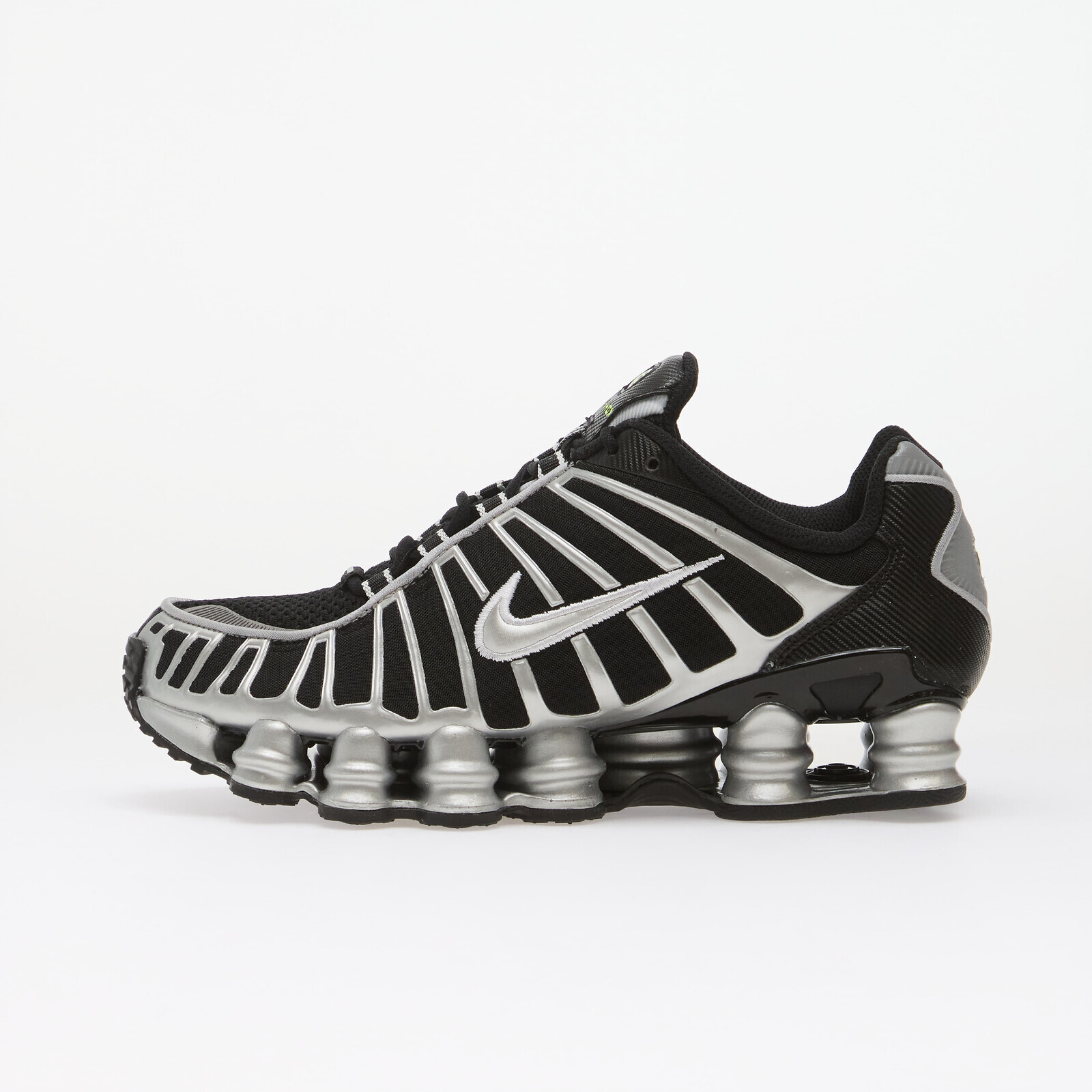 Shoes Nike Shox TL Kids Black/ Metallic Silver/ Volt Ice 6.5Y