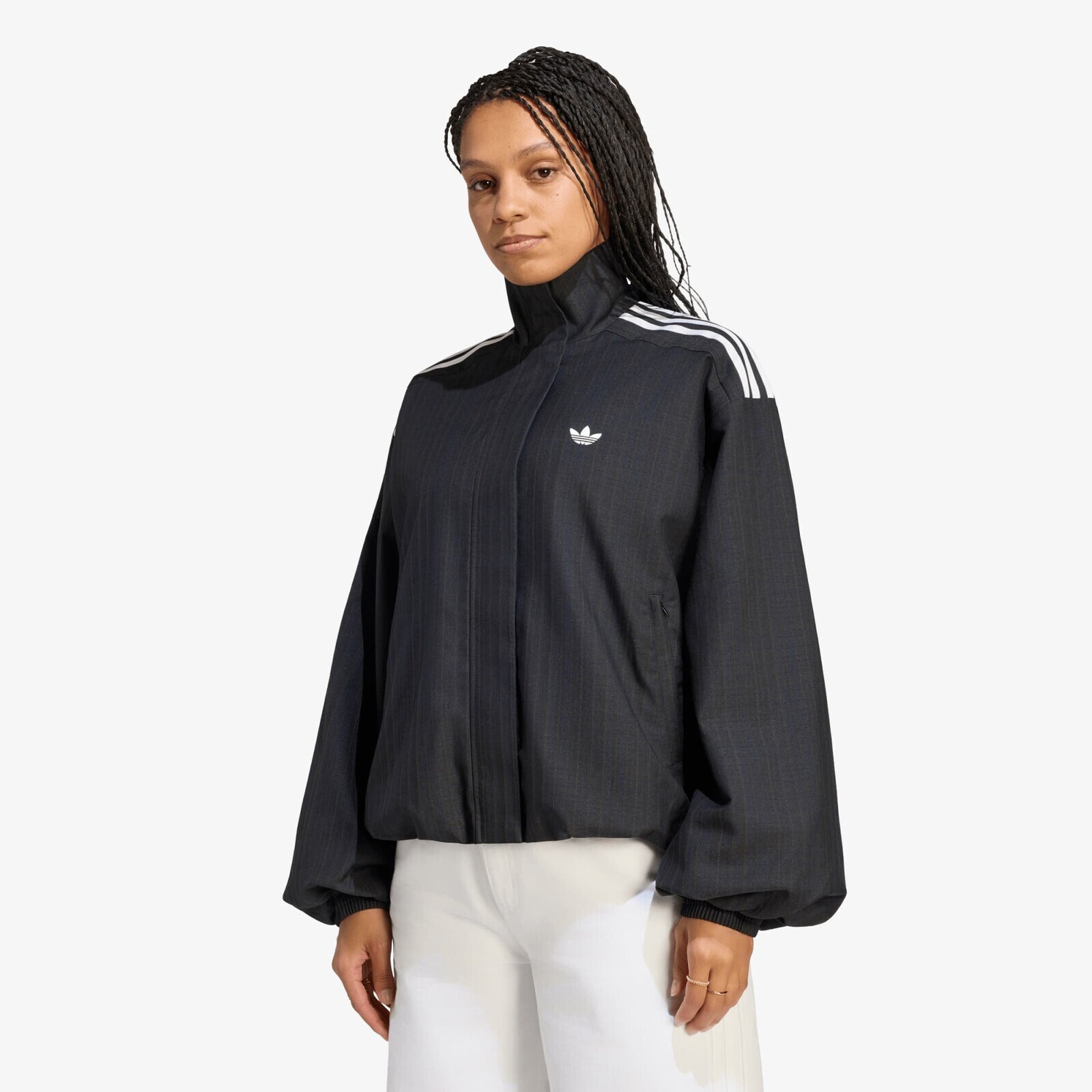 Jacket adidas Blousy Check Track Top Black XL