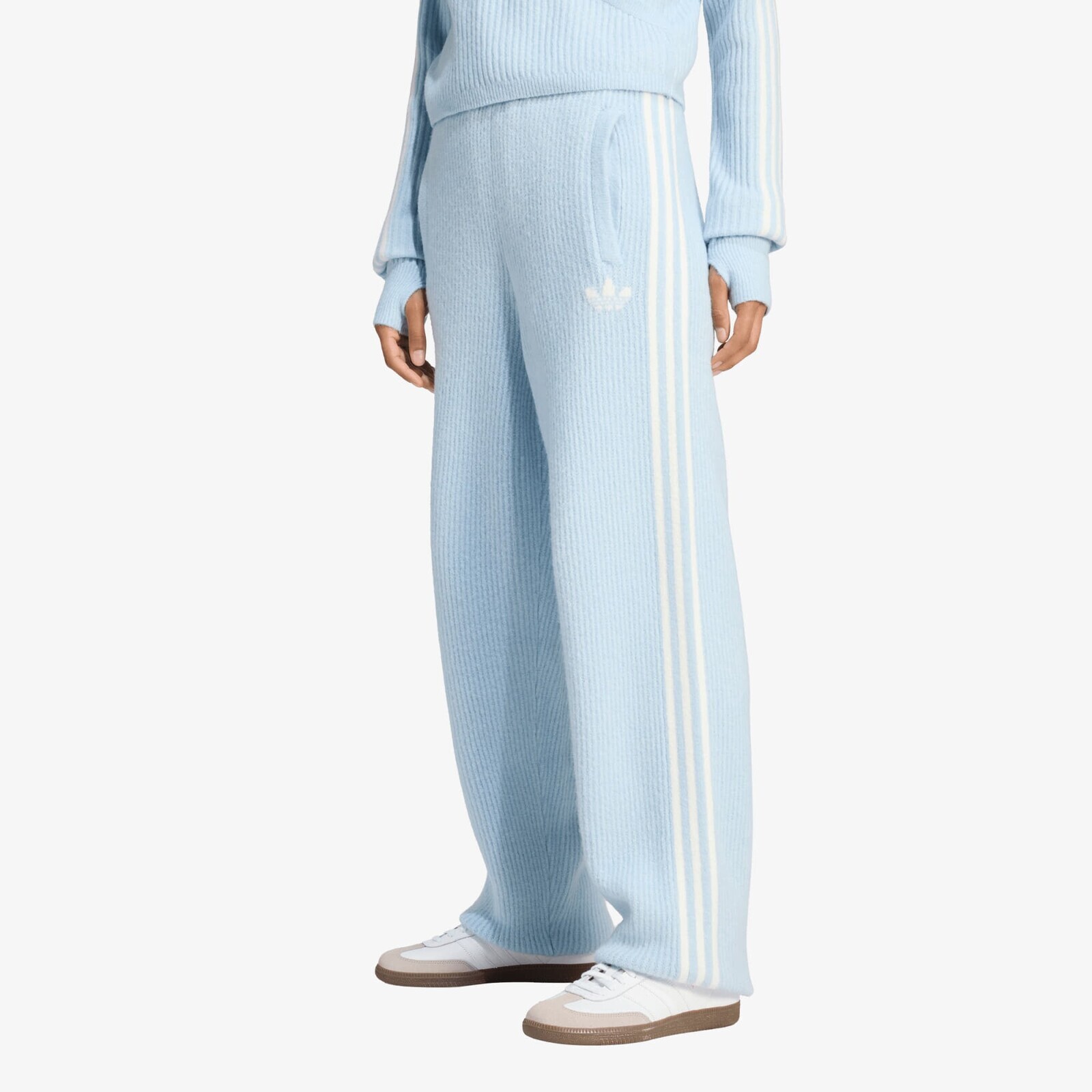 Pants adidas Adiluna Season 2 x Jennie Knitted Loose Pants Wonder Blue L