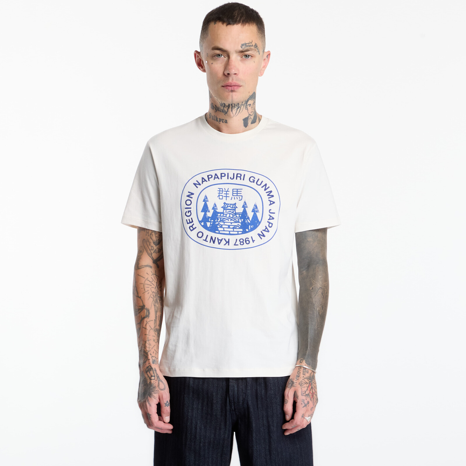 T-shirt Napapijri S-Sunda Short-Sleeve White Whisper XL