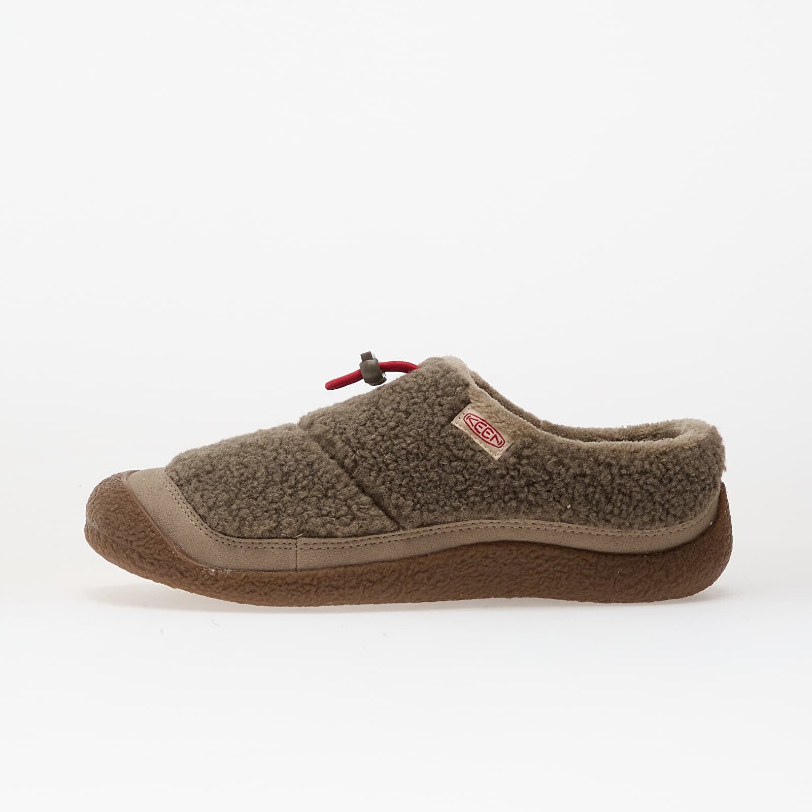KEEN Howser Iii Slide Women Brindle/ Brindle Sherpa Fleece 7