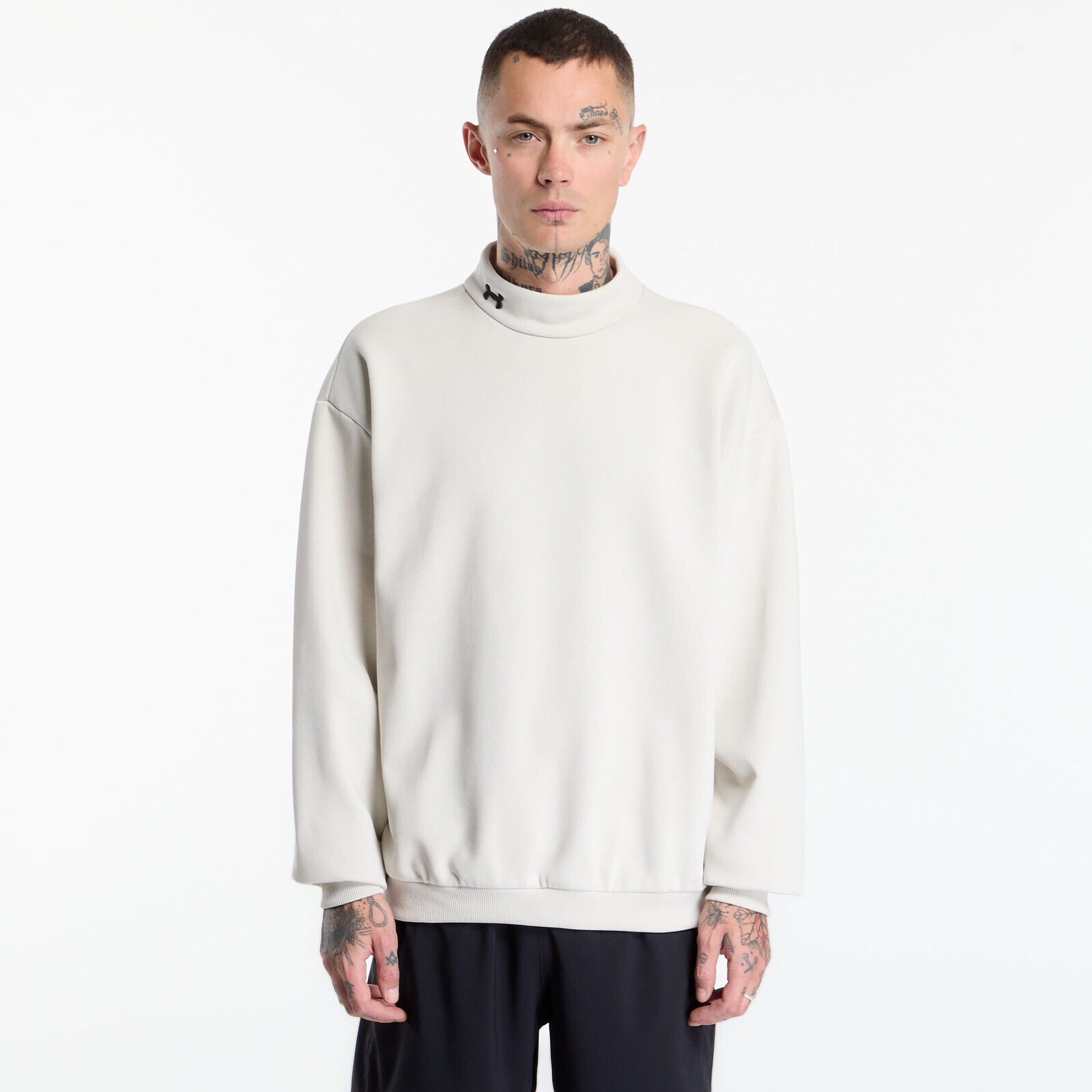 Sweatshirt Under Armour Icon Heavyweight Terry Crew White M