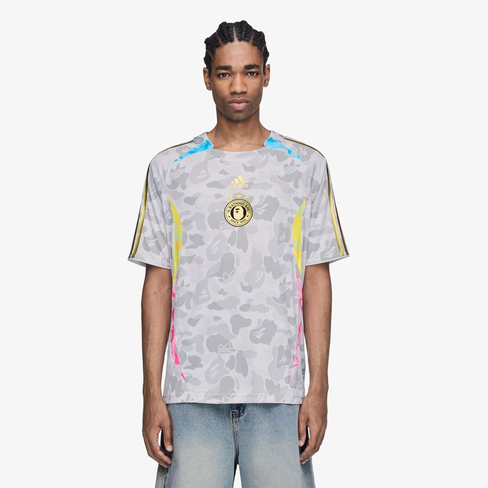 T-shirt adidas x BAPE Teamgeist Tee A White L