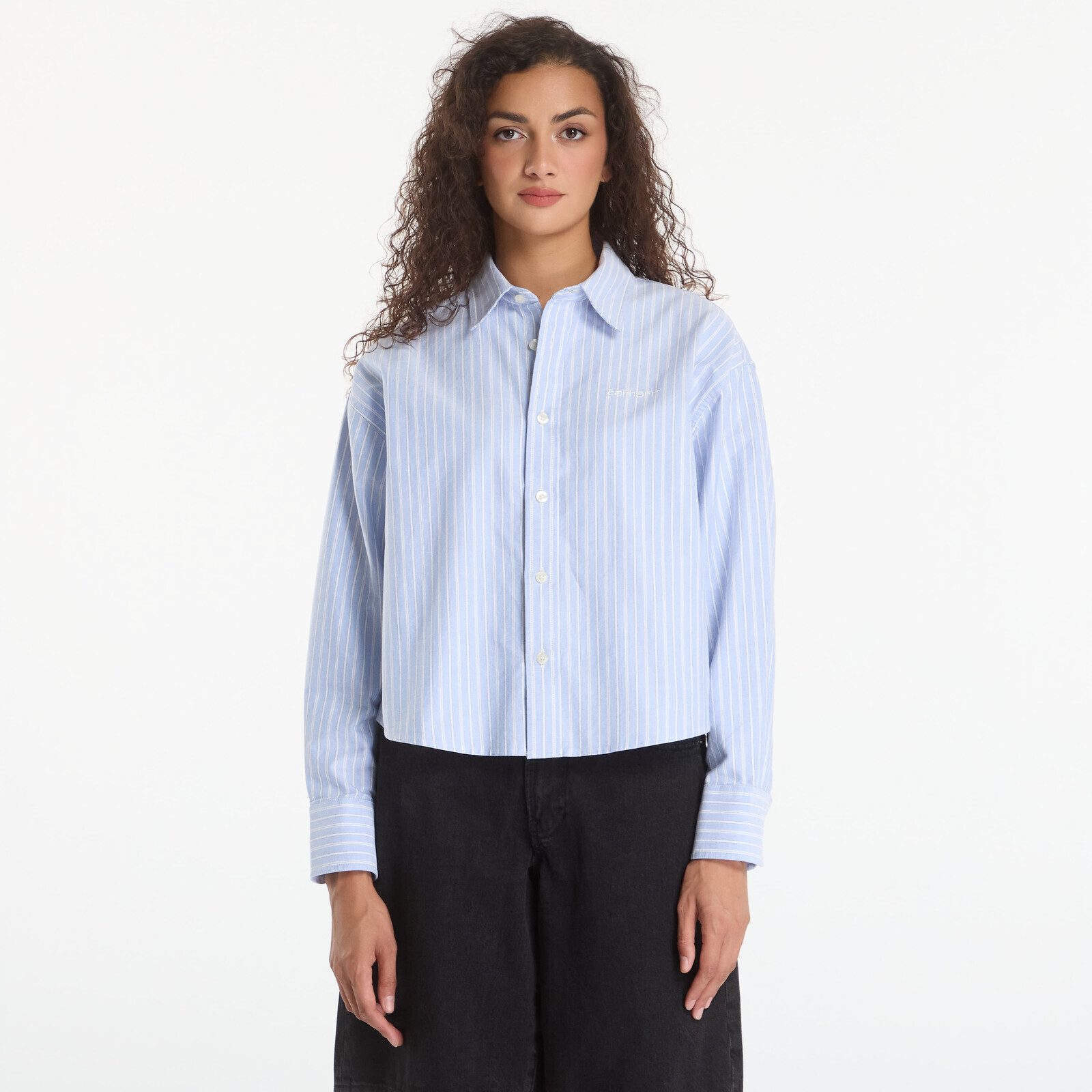 Shirt Carhartt WIP W' L/S Kanan Shirt Kanan Stripe, Bleach M