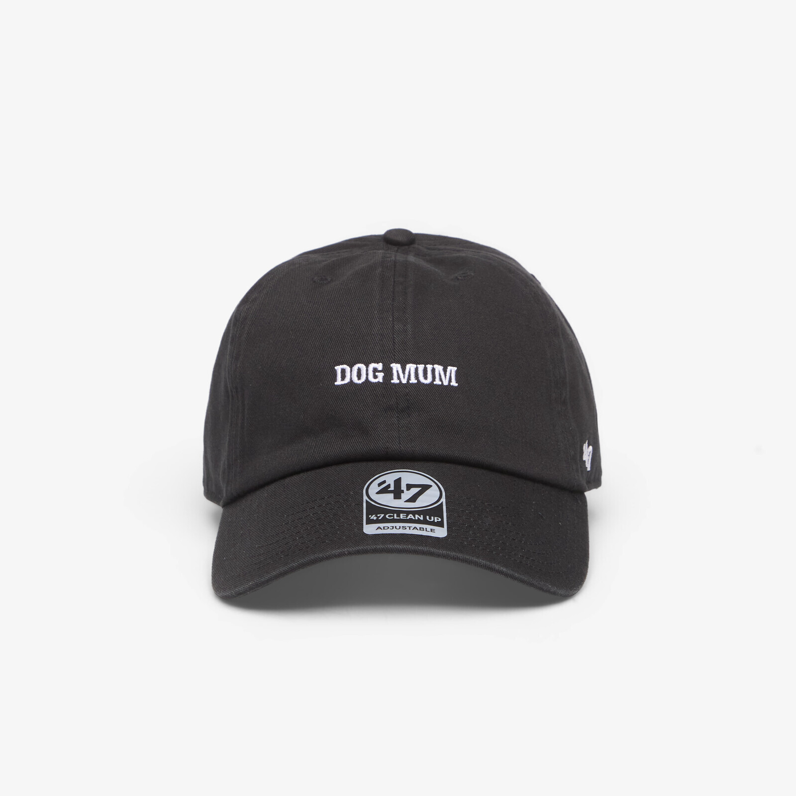 '47 Brand Clean Up Phrase Base Runner Icon Cap Black Universal