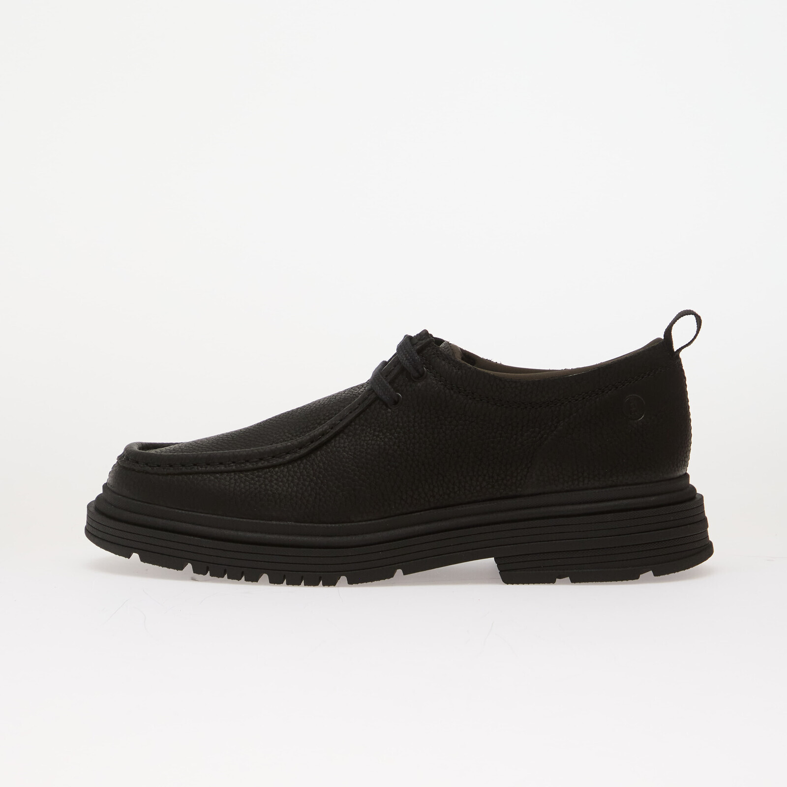 Sneakers Clarks Badbury Seam Black Leather UK 10.5